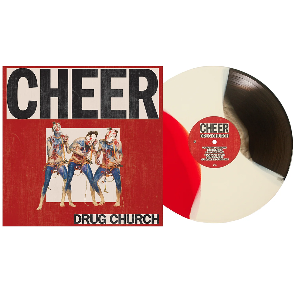 DRUG CHURCH - Cheer (Red/Bone/Black Ice Tri-Stripe) LP